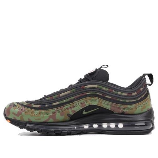 Nike Air Max 97 PREMIUM QS PALE OLIVE/Black-SAFARI-LT CHOCOLATE AJ2614-203 KICKSOVER