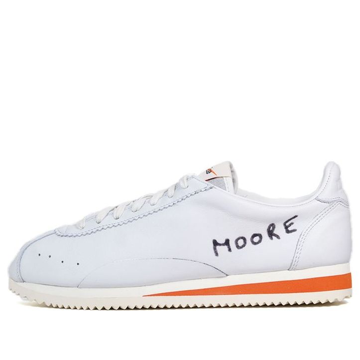 Nike Kenny Moore x Classic Cortez QS 'White' Off-White/Terra Orange 943088-100 sneakmarks