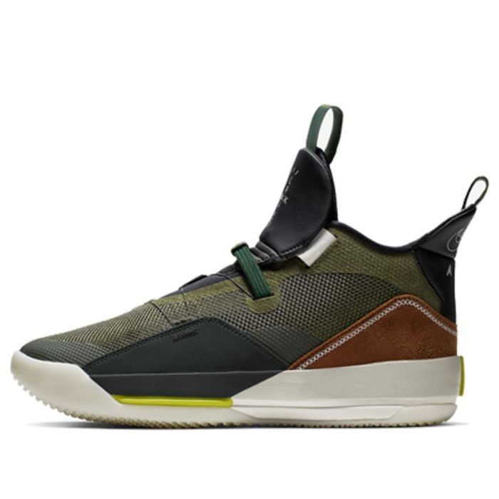 Air Jordan XXXIII NRG x Travis Scott Travis Scott - Army Olive Travis Scott - Army Olive CD5965-300 KICKSOVER