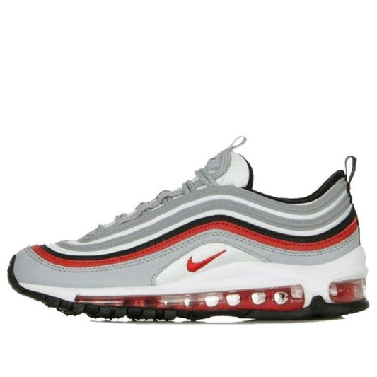 Nike Air Max 97 GS 'Wolf Grey Red' Wolf Grey/University Red/Black 921522-020 sneakmarks