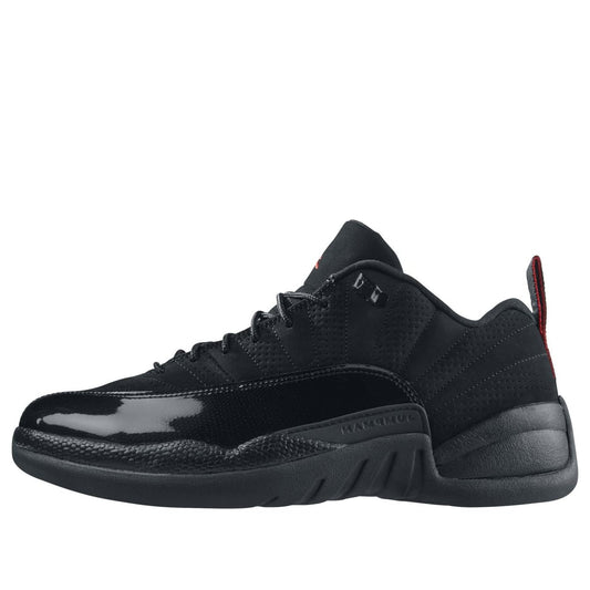 Air Jordan 12 Retro Low Black Patent Varsity Red 308317-001