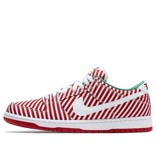 Nike SB Skateboard Dunk Low 'Candy Cane' Challenge Red/Stadium Green-White 313170-613 sneakmarks