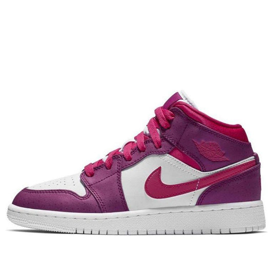 Air Jordan 1 Mid GS True Berry Rush Pink 555112-661