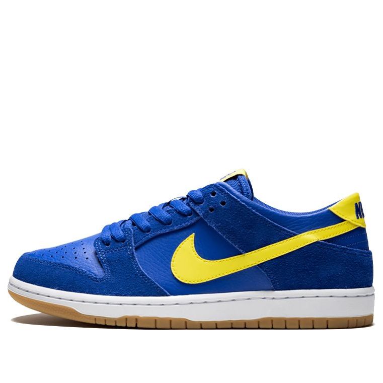 Nike Zoom Dunk Low Pro SB Skateboard 'Boca Juniors' Varsity Royal/Lightning-Gum Light Brown 854866-471 sneakmarks