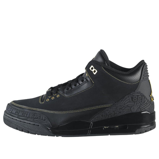 Air Jordan 3 'Black History Month' Black/Metallic Gold 455657-001