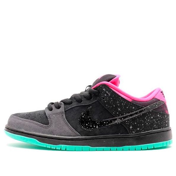 Nike Premier x Dunk Low Premium SB Skateboard AE QS 'Northern Lights' Anthracite/Black-Pink Force-Crystal Mint 724183-063 sneakmarks