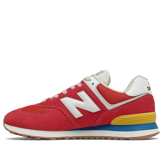 New Balance 574 'Rainbow Pack - Team Red' Team Red/Wave Blue ML574HA2 KICKSOVER