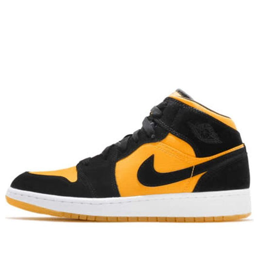 Air Jordan 1 Mid SE GC GS Black University Gold CD6760-007