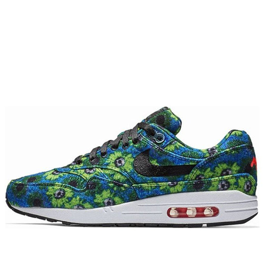 Nike Air Max 1 Premium SE 'Floral Mowabb' Oil Grey/Oil Grey/Volt/Cargo Khaki 858876-002 KICKSOVER