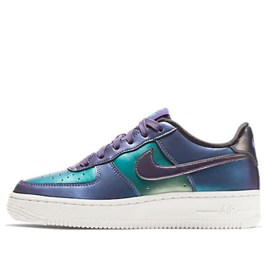 Nike Air Force 1 Low LV8 GS 'Purple Neptune Green' Court Purple/Neptune Green/Black/Rush Pink 849345-500 KICKSOVER