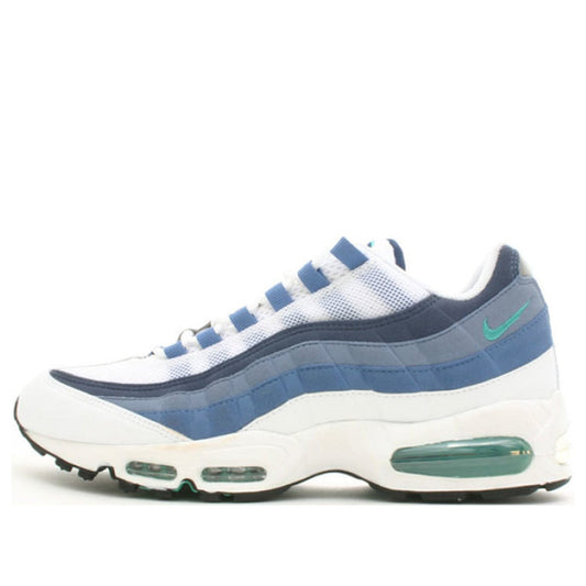 Nike Air Max 95 white/new green-blue slate-midnight navy 306251-131 sneakmarks