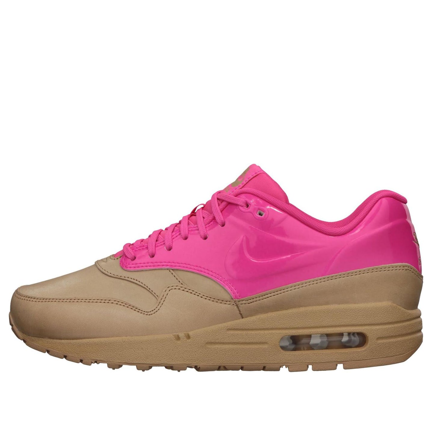 Nike Womens Air Max 1 VT Vachetta Tan Pink Flash 615868-202 KICKSOVER