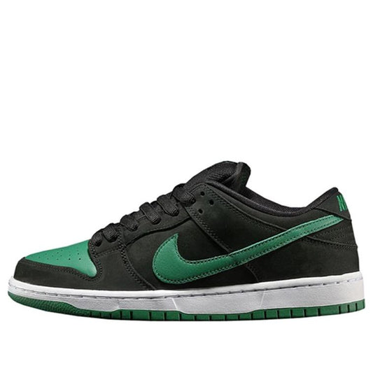 Nike Dunk Low Pro SB Skateboard 'Black Pine' Black/Pine Green-White BQ6817-005 sneakmarks