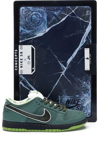 Nike Concepts x SB Skateboard Dunk Low Green Lobster BV1310-337(S-BOX) sneakmarks