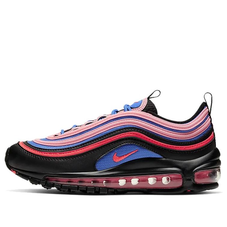 Nike Air Max 97 GS 'Black Multi' Black/Flash Crimson/Racer Blue CT1578-001 KICKSOVER