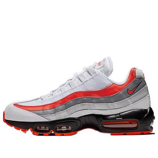 Nike Air Max 95 Essential White Bright Crimson 749766-112 sneakmarks