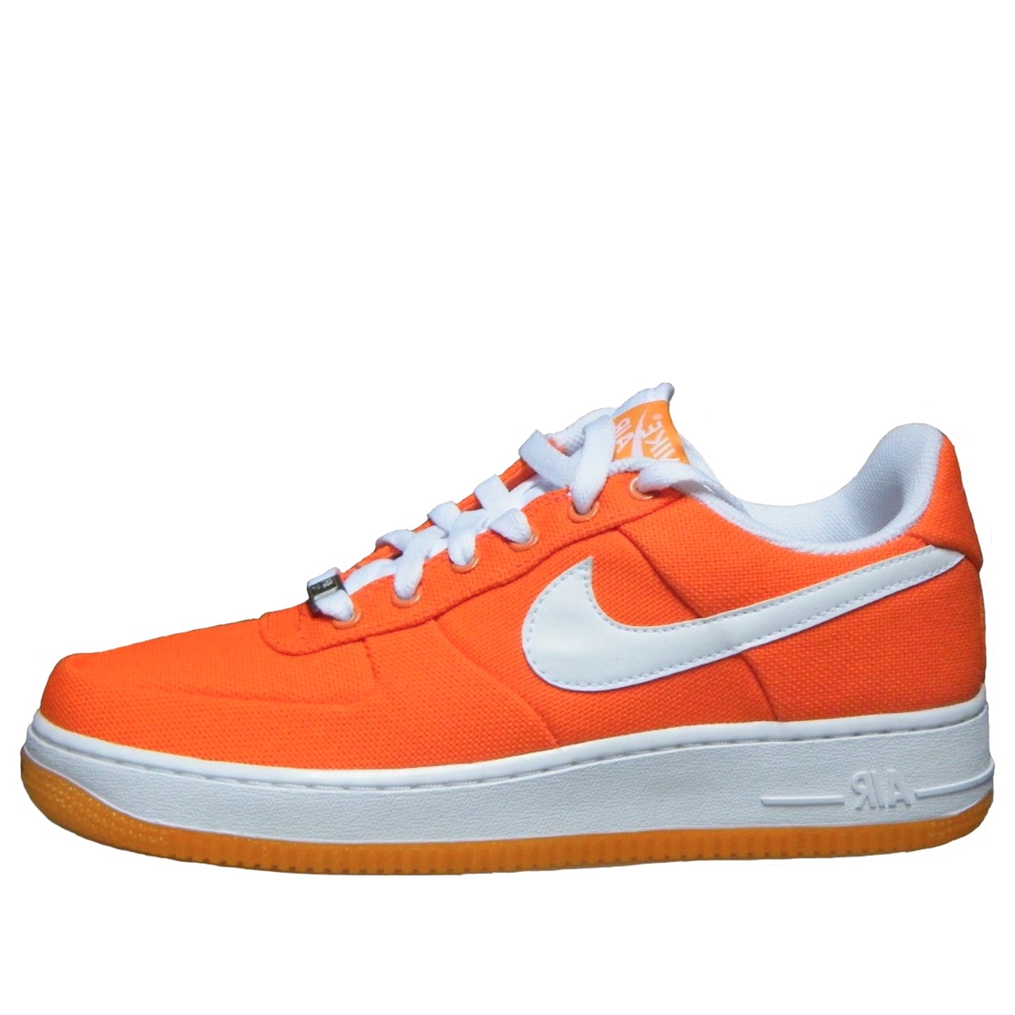 Nike Womens Air Force 1 Low Canvas Orange Blaze/White-Orange Peel 318636-811 KICKSOVER