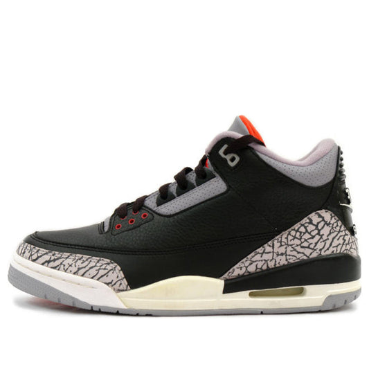 Air Jordan 3 Retro 'Black Cement' 2001 Black/Cement Grey 136064-001