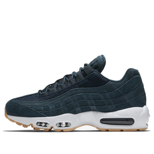 Nike Air Max 95 Premium 'Dark Green' Dark Green/Light Blue-Off White 538416-300 sneakmarks