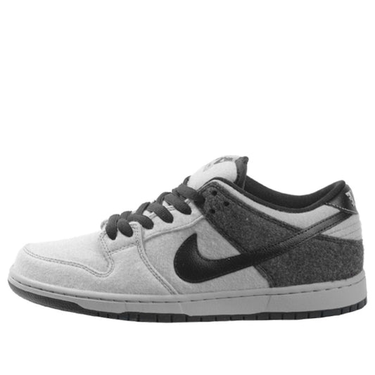 Nike Dunk Low Premium SB Skateboard 'Wolf Grey Wool' Wolf Grey/Black-Black 313170-015 sneakmarks