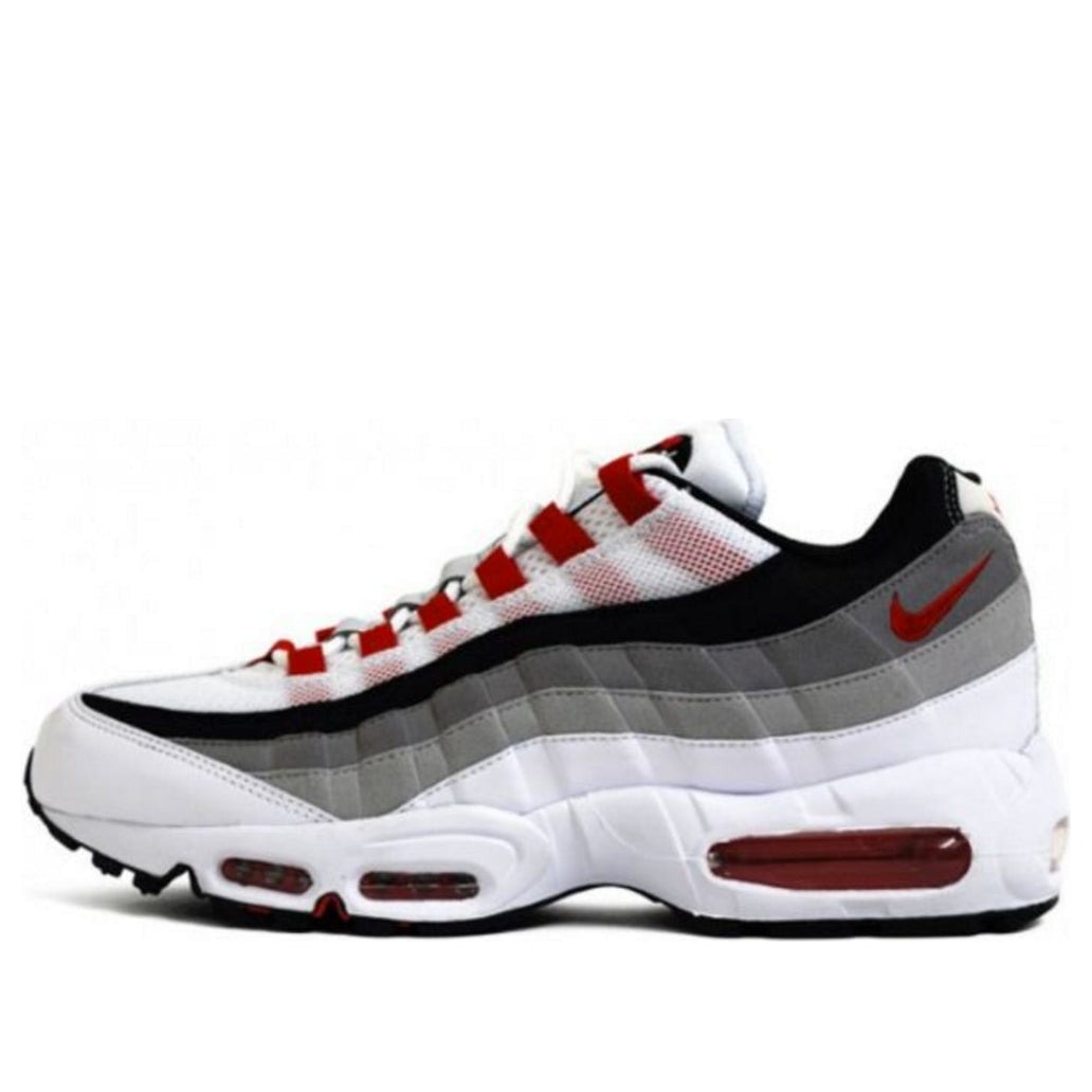 Nike Air Max 95 'Cement Red' White/Cmt Red-Ntrl Gry-Mdm Gry 609048-100 sneakmarks