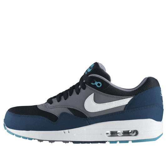 Air Max 1 Essential 'Midnight Turquoise' Black/White/Midnight Turquoise/Cool Grey 537383-013 KICKSOVER