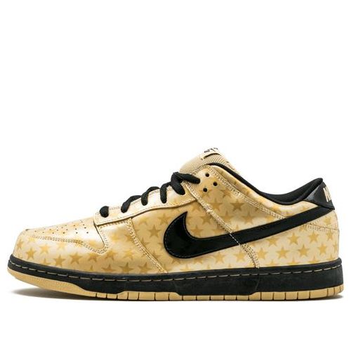 Nike Dunk Low Premium SB Skateboard 'Trickstar' Metallic Gold/Black 313170-702 sneakmarks