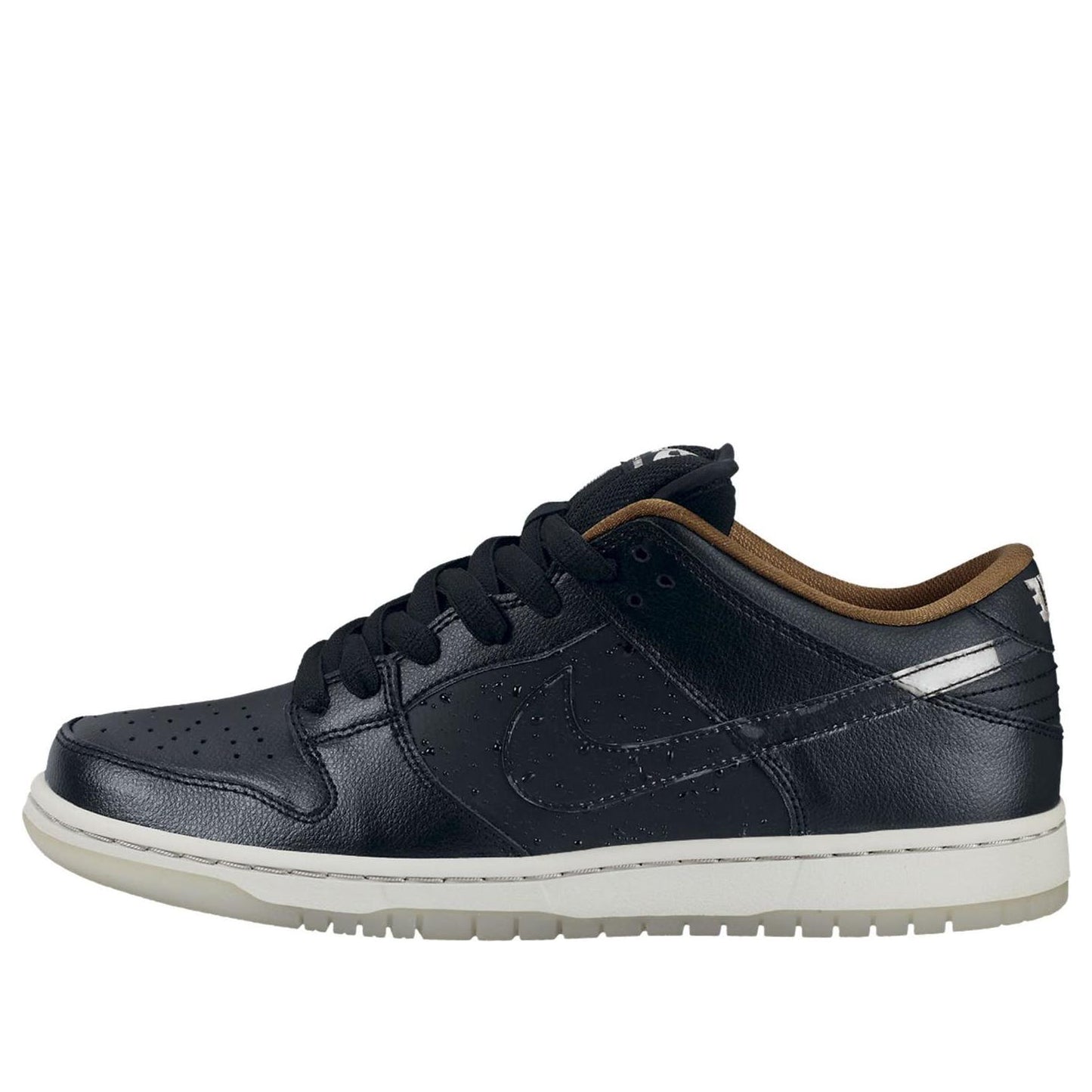 Nike Dunk Low Premium SB Skateboard Qs 'Black Rain' Black/Clear-Light Bone 504750-011 sneakmarks