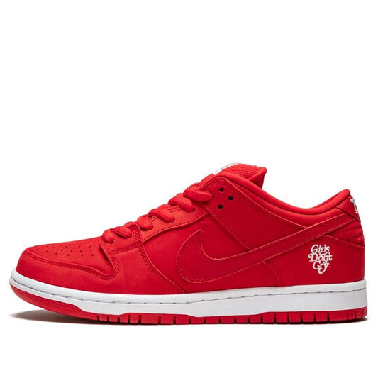 Nike Girls Don't Cry x Dunk Low Pro SB Skateboard QS 'Coming Back Home' University Red/White BQ6832-600 sneakmarks