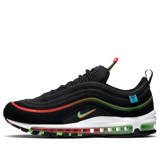 Nike Air Max 97 'Worldwide Pack - Black' Black/Green Strike/Flash Crimson/White CZ5607-001 KICKSOVER