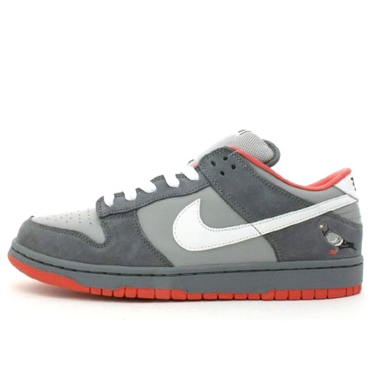 Nike Jeff Staple x Dunk Low Pro SB Skateboard 'Pigeon' Medium Grey/White-Dark Grey 304292-011 sneakmarks