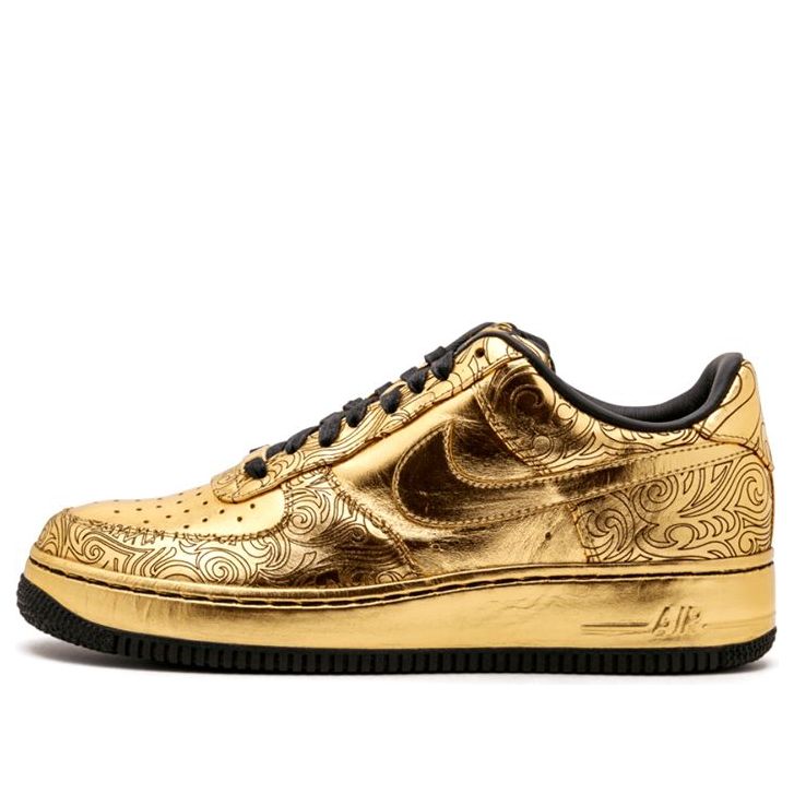 Nike Air Force 1 Low Supreme I/O 'Closing Ceremony' Metallic Gold/Mtllc Gold-Blck 339218-771 KICKSOVER