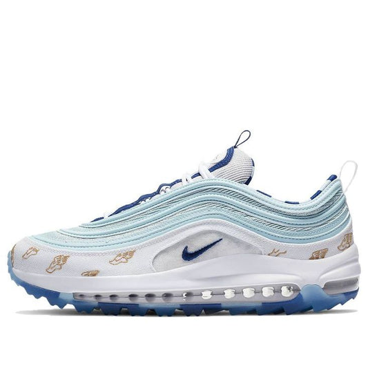 Nike Air Max 97 Golf NRG 'Wing It' White/Topaz Mist/Celestial Gold/Deep Royal CK1220-100 KICKSOVER