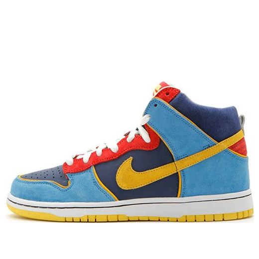 Nike Dunk High Pro SB Skateboard 'Mr. Pacman' Blue Frost/Midwest Gold 305050-471 sneakmarks