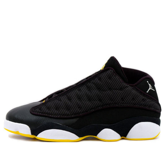 Air Jordan 13 Retro Low 'Black Varsity Maize' Black/Metallic Silver/White/Varsity Maize 310810-001