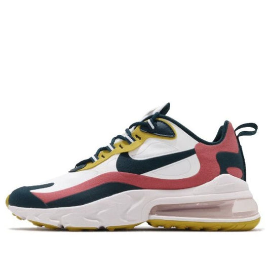 Nike Air Max 270 React 'White Turquoise Yellow' Summit White/Midnight Turquoise/Yellow CT1264-103 KICKSOVER