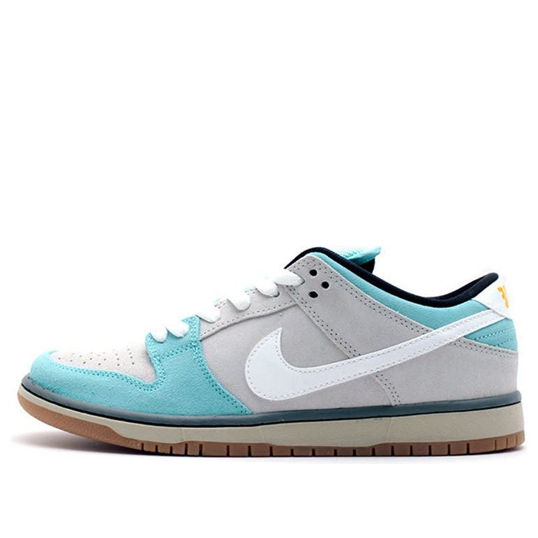 Nike Dunk Low Pro SB Skateboard 'Gulf Of Mexico' Glacier Ice/White-Light Ash Grey 304292-410 sneakmarks