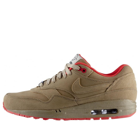 Nike Air Max 1 Milano QS 'Milan' Linen/Linen/Atomic Red/Sail 587922-226 KICKSOVER