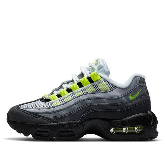 Nike Air Max 95 OG PS 'Neon' 2020 Black/Neon Yellow/Light Graphite CZ0948-001 sneakmarks