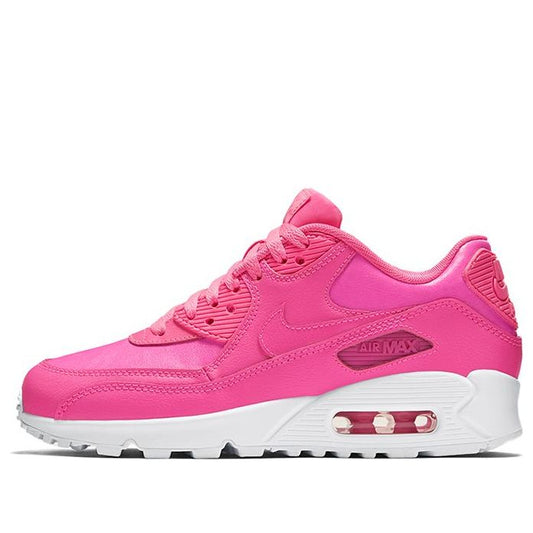 Nike Air Max 90 LTR Leather GS Pink Pow 724852-600 KICKSOVER
